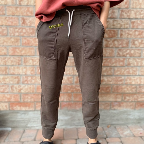 CLUB MONACO | TERRY FLEECE SWEATPANTS JOGGER TWILL POCKETS PANT UTILITY HYPE - Picture 3 of 12